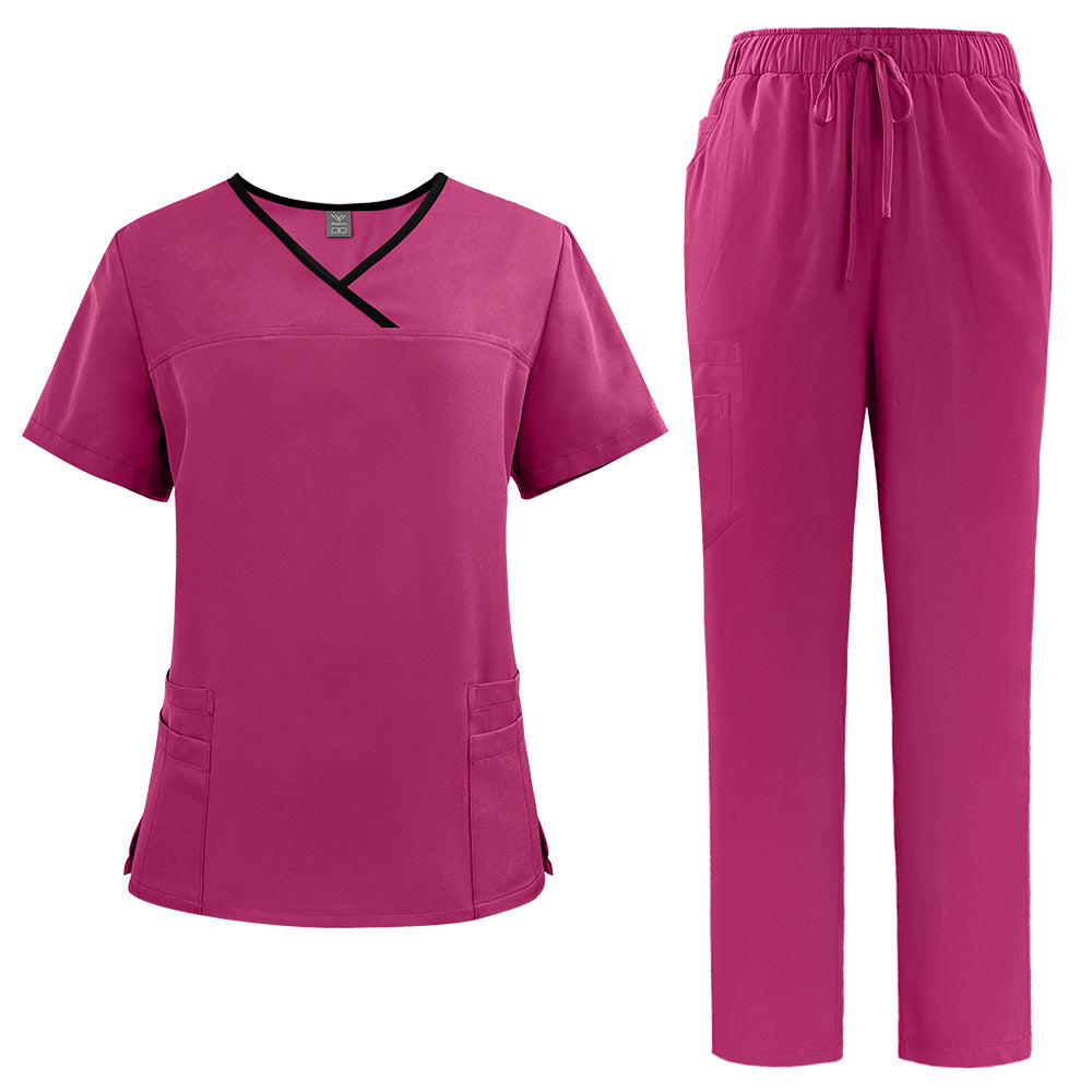 Hand Washing Split Sleeve Female Dental Uniform