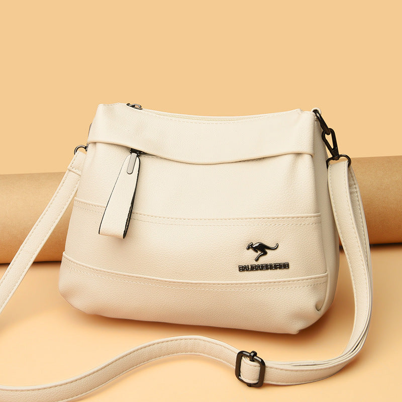 Women's Stitching Large Capacity Mom Fashion Soft Crossbody Bags