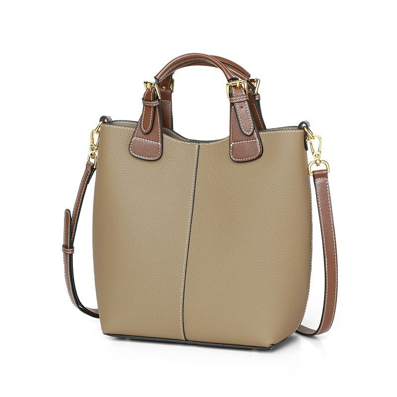 Women's Top Layer Cowhide Premium Commute Large Handbags