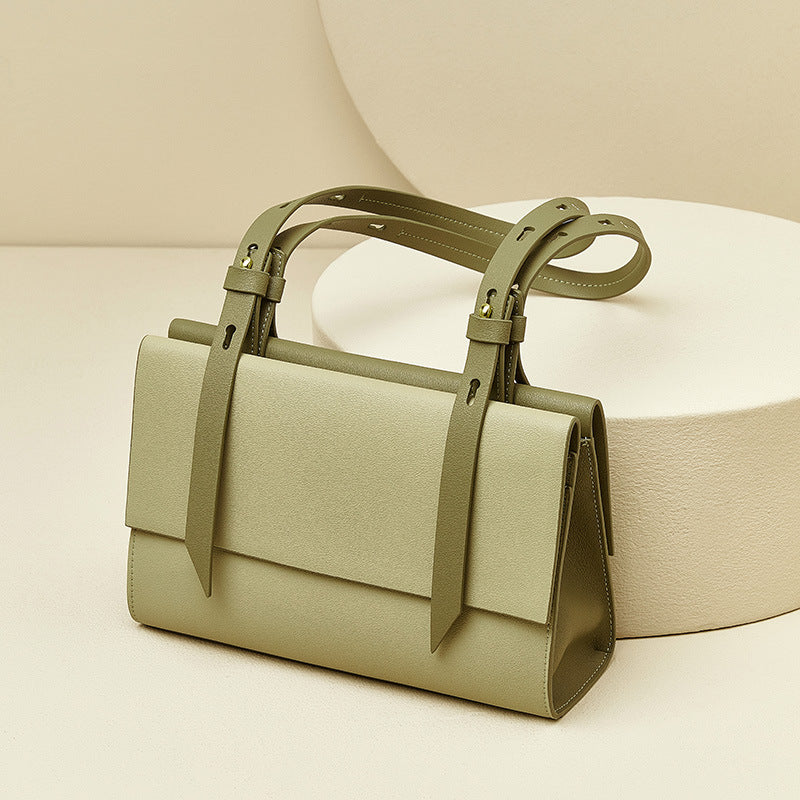 Women's Wedding Large Capacity Cowhide Leather Design Handbags