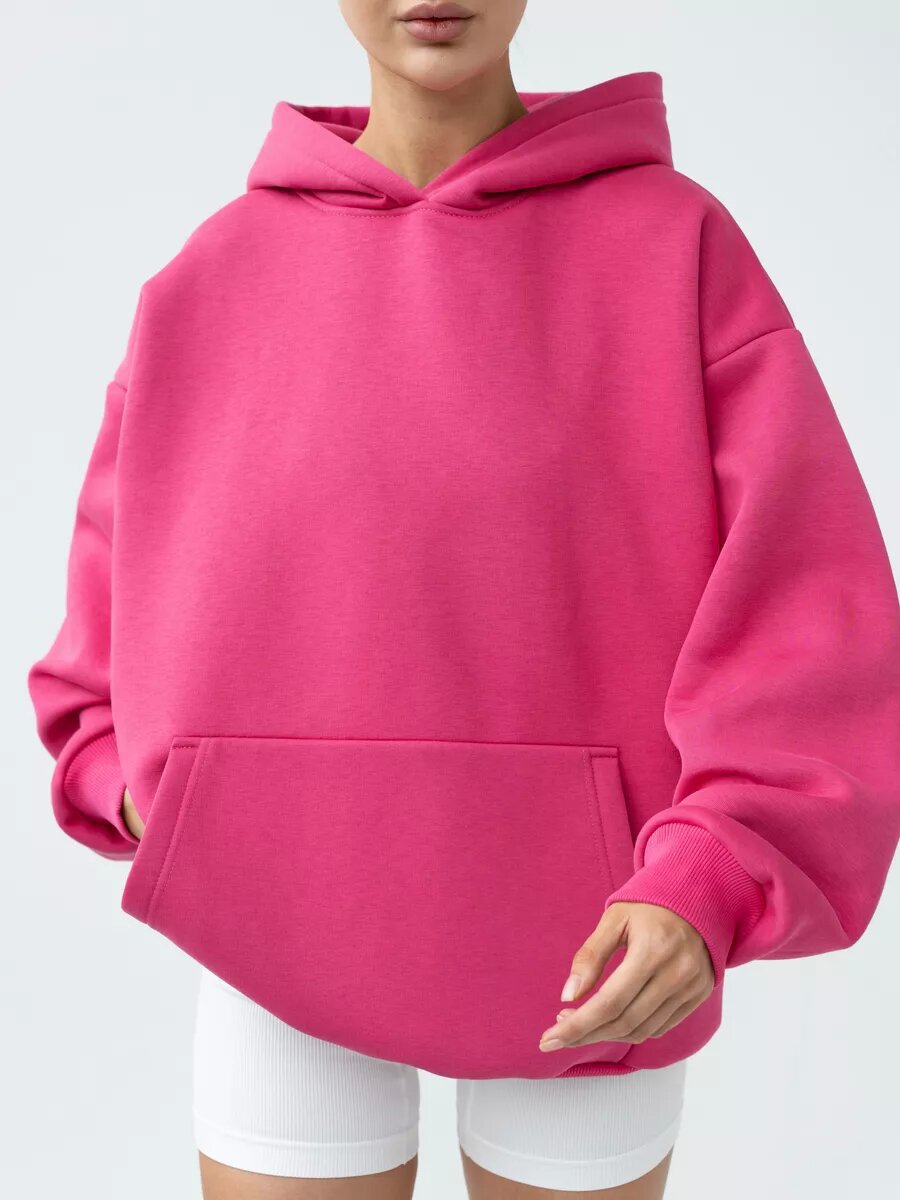 Women's Long-sleeved Hooded Pullover Loose Casual Sweaters