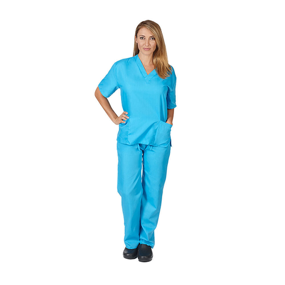 Women's Solid Color Pocket Nursing Work Uniforms Uniform