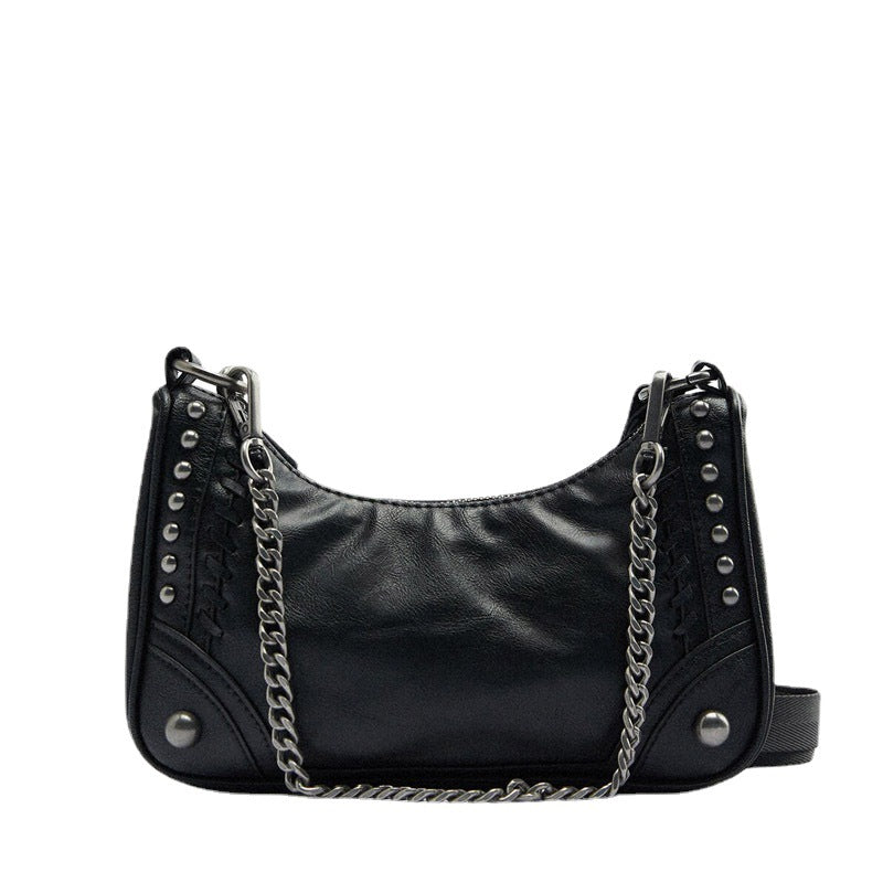Women's Rock Underarm Large Capacity Chain Fashion Crossbody Bags