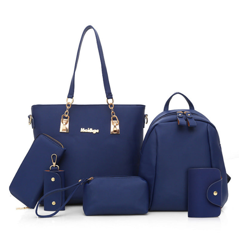 Women's Spring Nylon Cloth Set Mother Portable Shoulder Bags