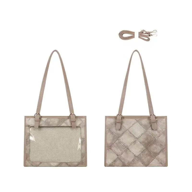 Women's Style Denim Cartoon Large Capacity Barlow Shoulder Bags
