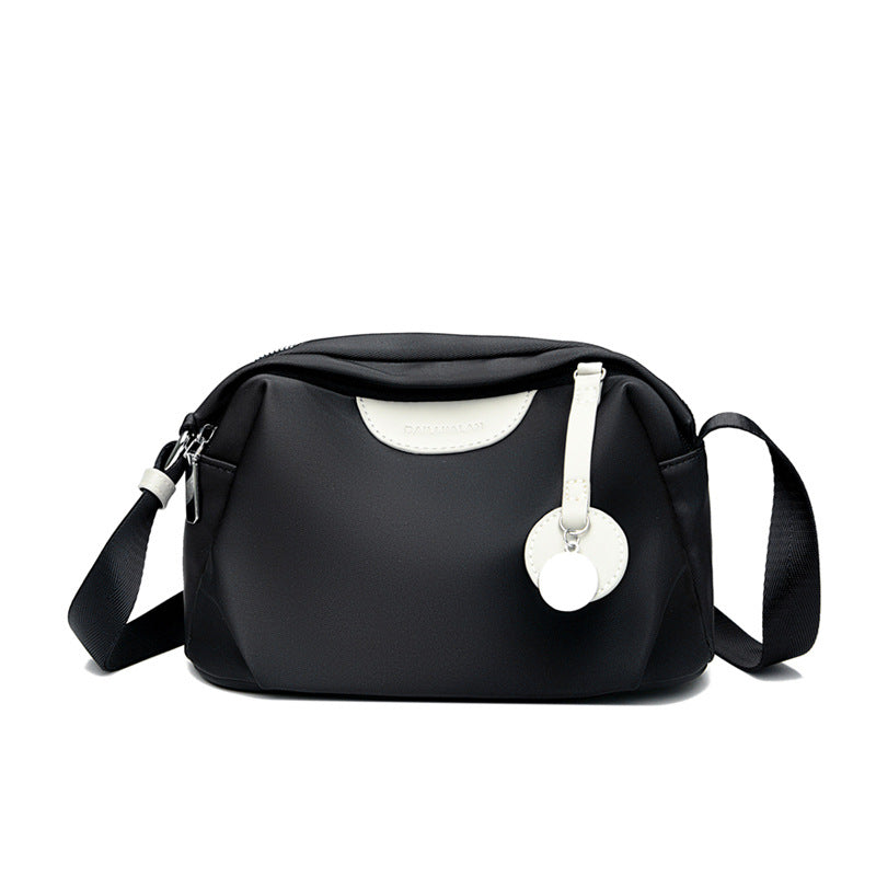 Women's Oxford Cloth Korean Style Versatile Solid Small Square Bags