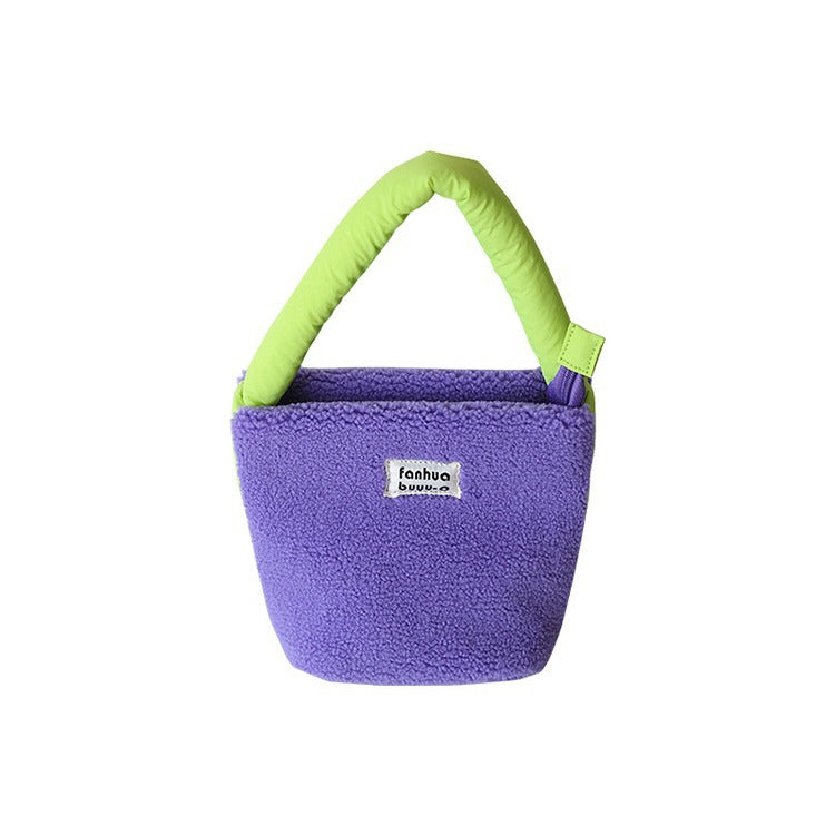 Women's Style Super Hot Niche Plush Warm Handbags