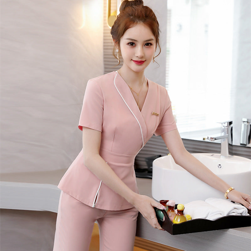 Women's Clothes Beauty Salon Health Practitioner Pedicure Clothing