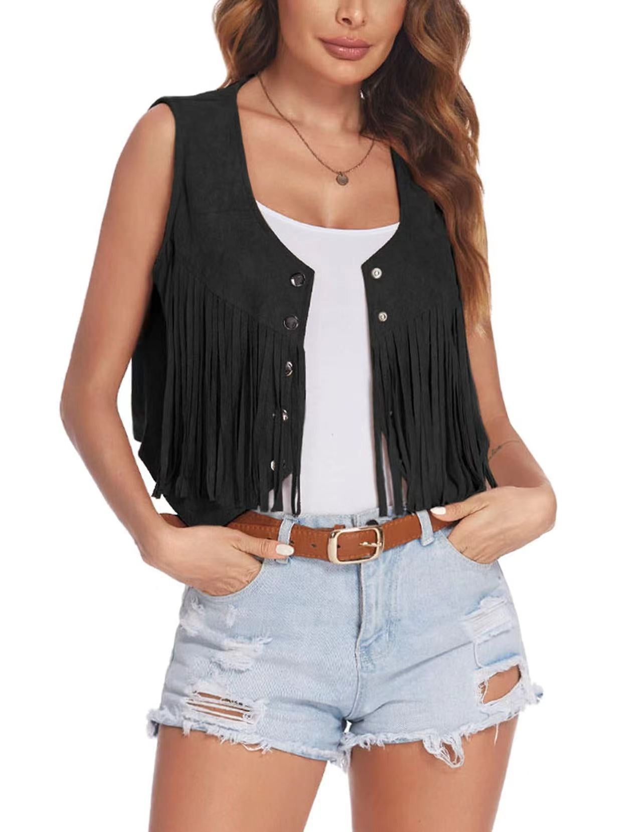 Women's Tassel Spring Casual Comfortable Retro Design Vests