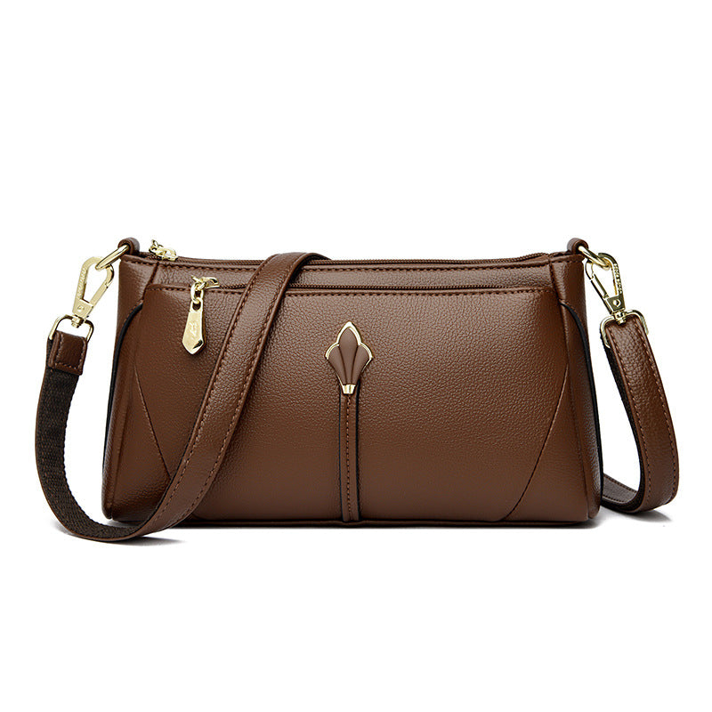 Women's Summer Simple Versatile Large Capacity Mother Small Square Bags