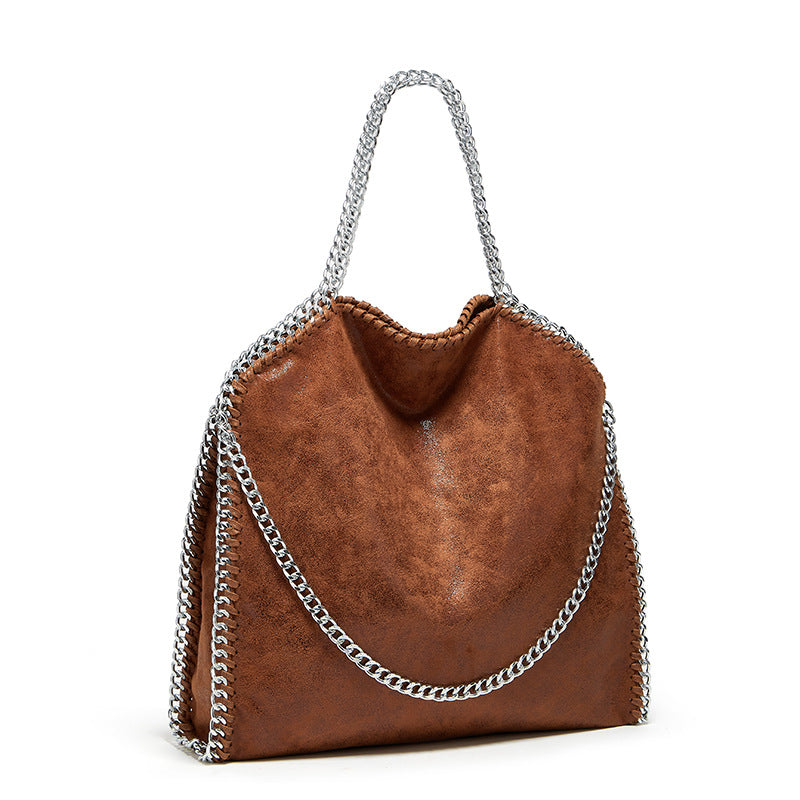 Women's Unique Chain Fashion Simple Folding Handbags