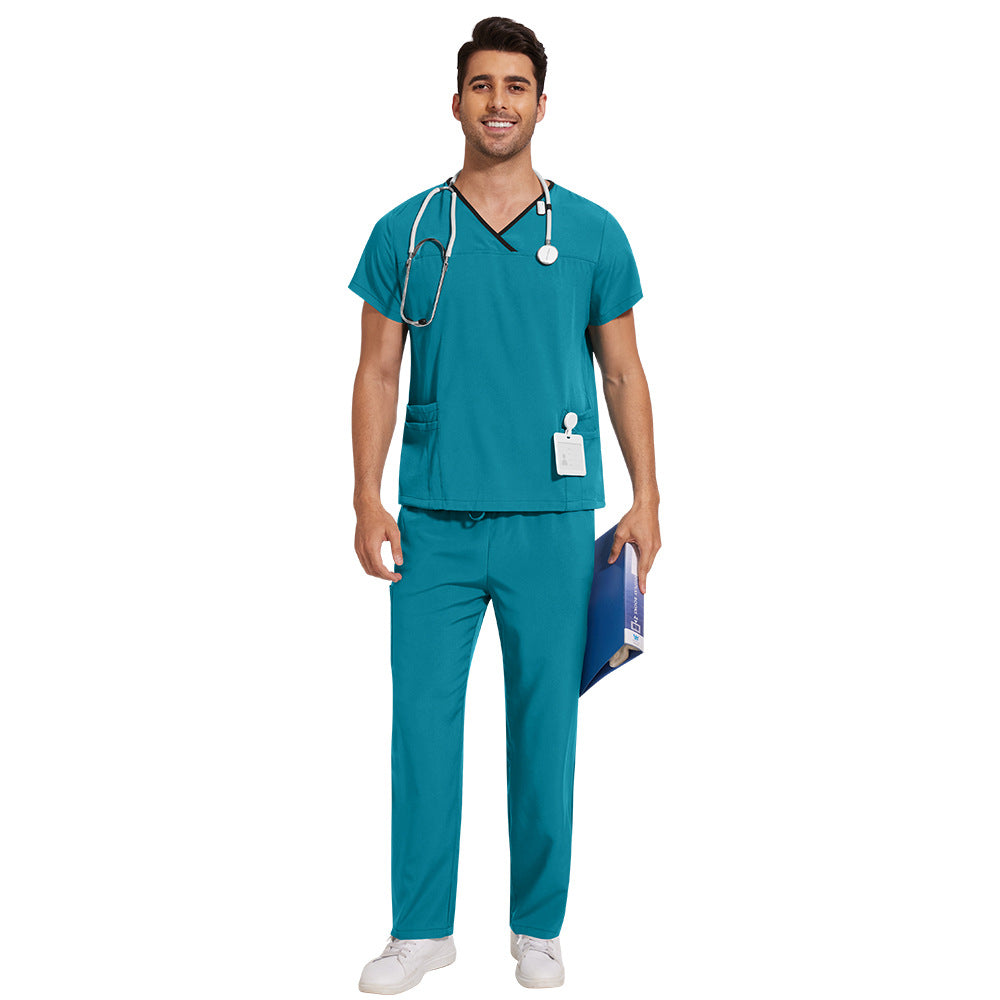 Washing Medical Work Clothes Thin Sleeve Suits