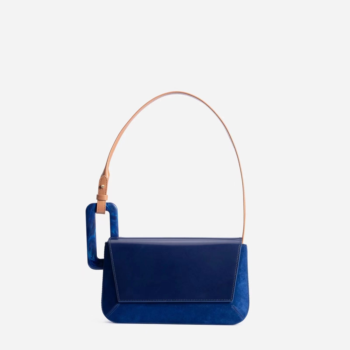 Women's Female Design Fashion Simple Trend Underarm Stitching Shoulder Bags