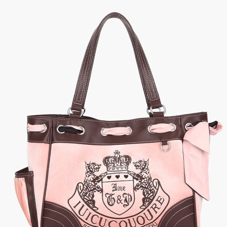 Women's Retro Fashionable Hot Contrast Color Portable Bags