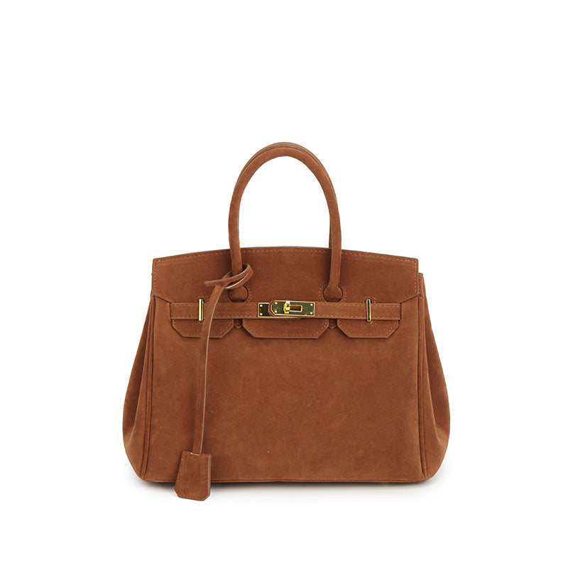 Women's Mild Luxury Retro Portable Platinum Large Tote Bags