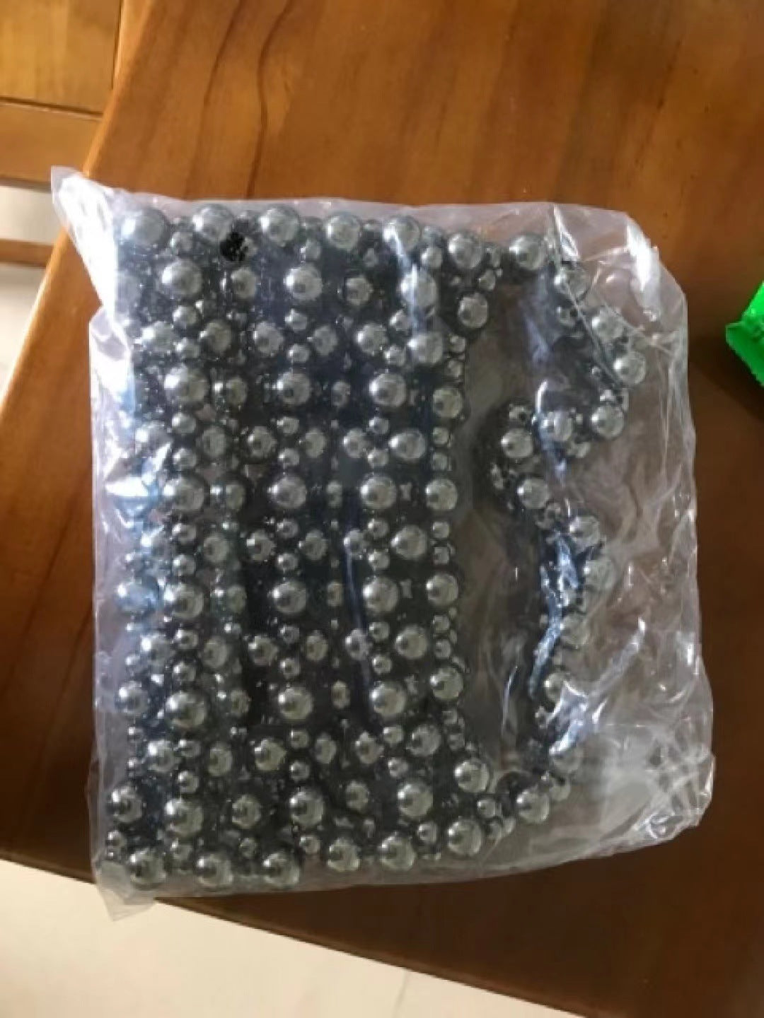 Sier Electroplated Hand-woven Acrylic Street Shooting Handbags