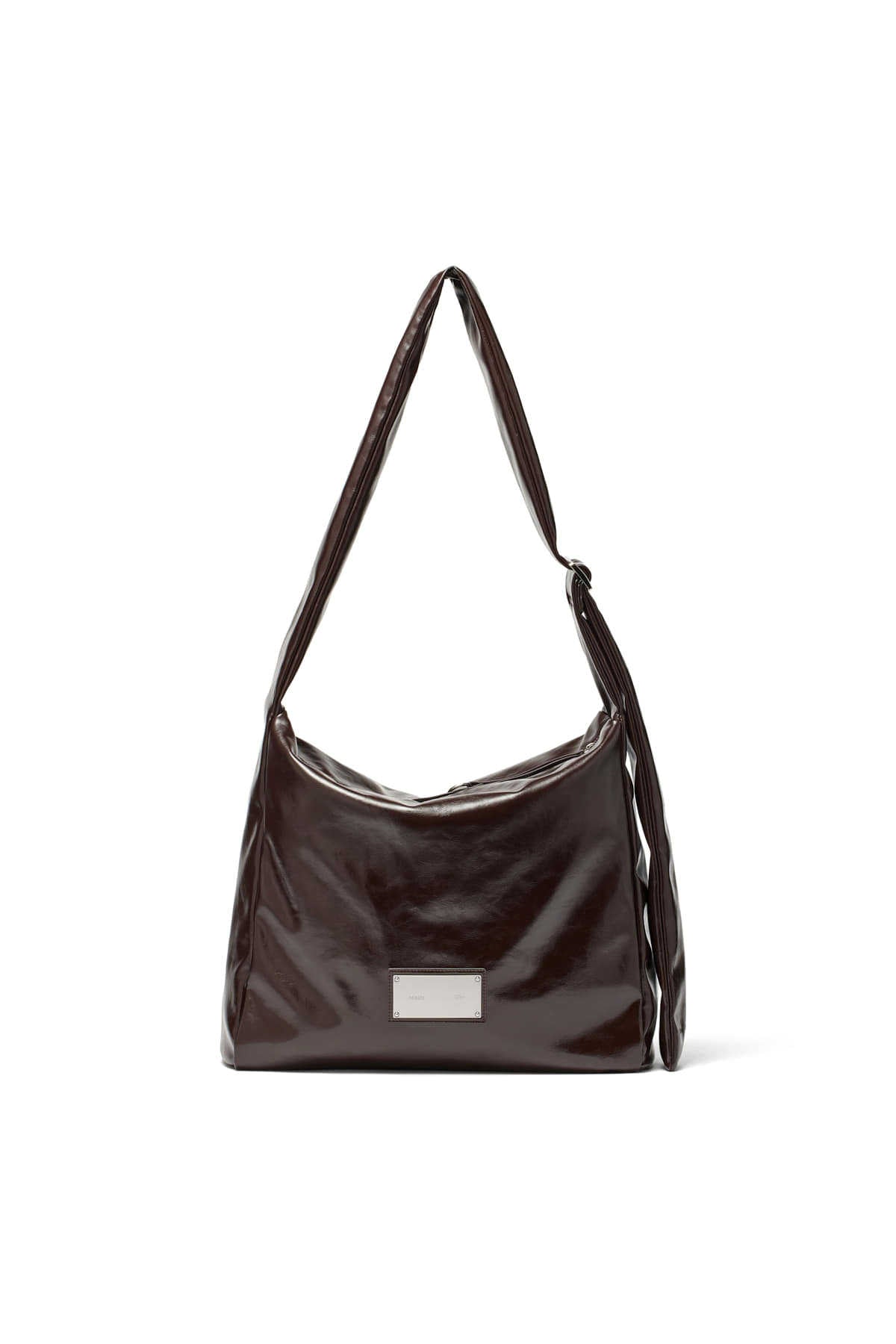 Women's Large Capacity Underarm Metal Plate Oily Shoulder Bags