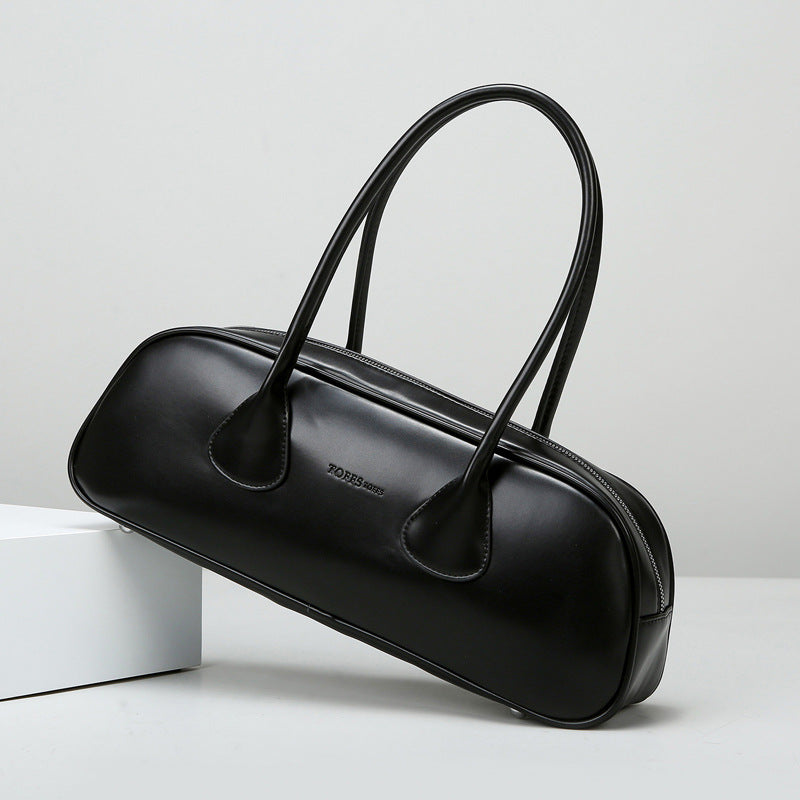 Women's Baguette Fashion Simple Texture Underarm Large Armpit Bags