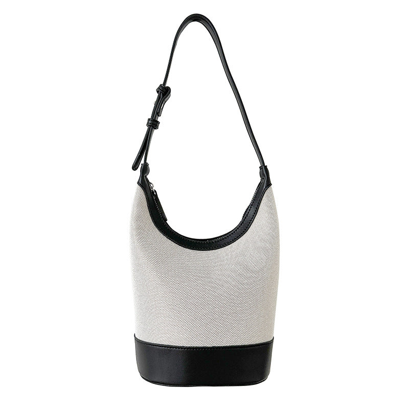 Women's Korean Style Canvas Large Capacity Simple Shoulder Bags