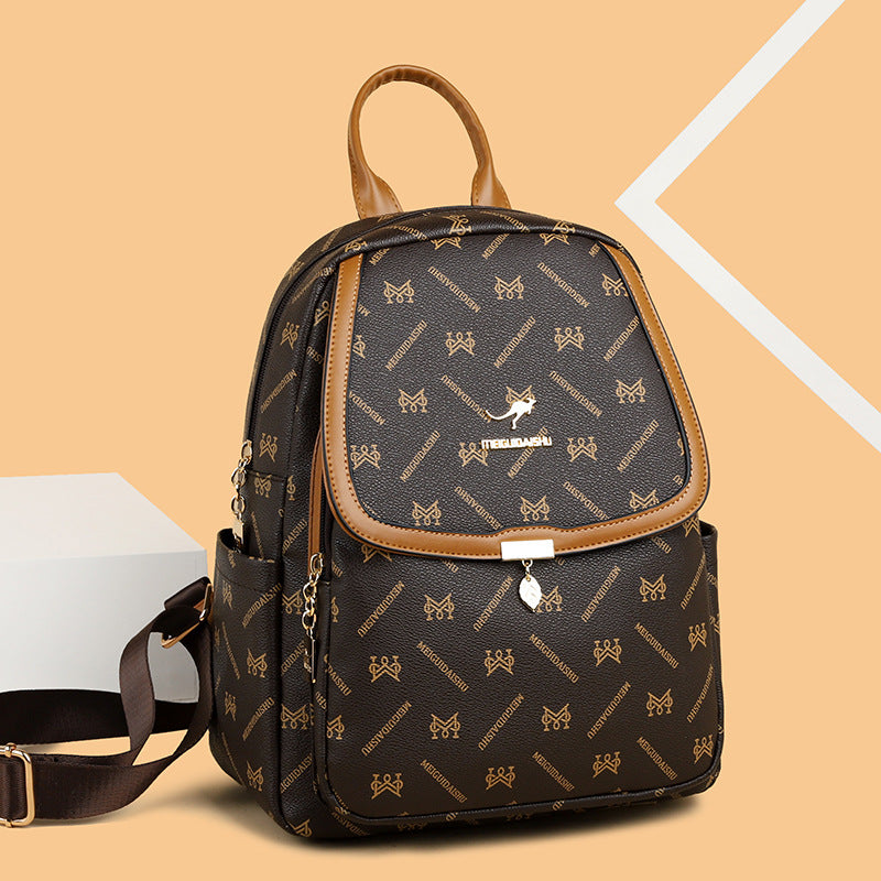 Kangaroo Female Commuting Fashion Mom Soft Backpacks