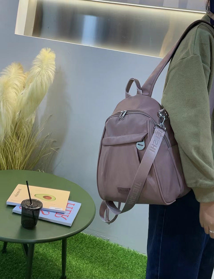 Women's Trendy Nylon Cloth Fashionable Large Capacity Backpacks
