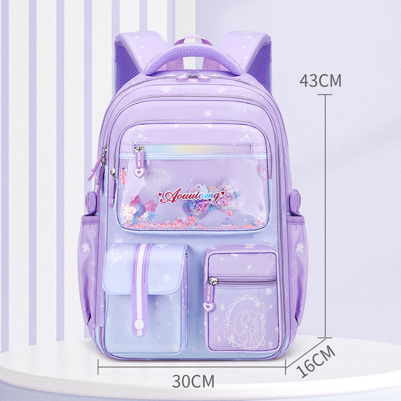 Women's Primary Korean Style To Grade Super Elementary School Students' Schoolbags