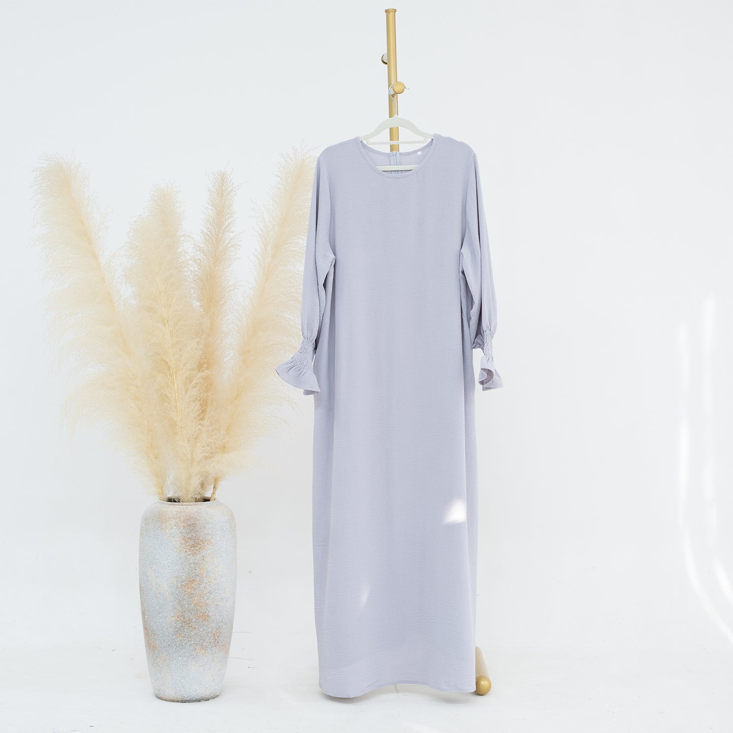 Women's Slouchy Turkish Solid Color Dress Dresses