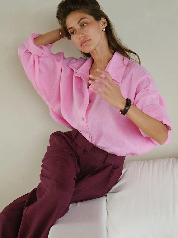 Women's Creative Beautiful Long Sleeve Ruffle Blouses