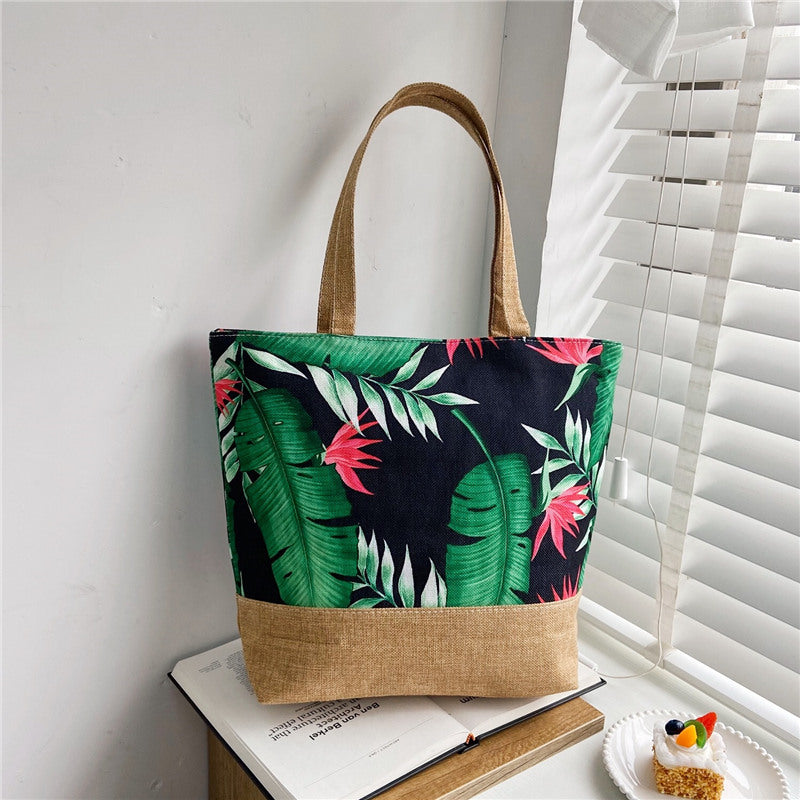 Women's Portable Simple Hot Printed Pattern Craft Large Women's Shoulder Bag