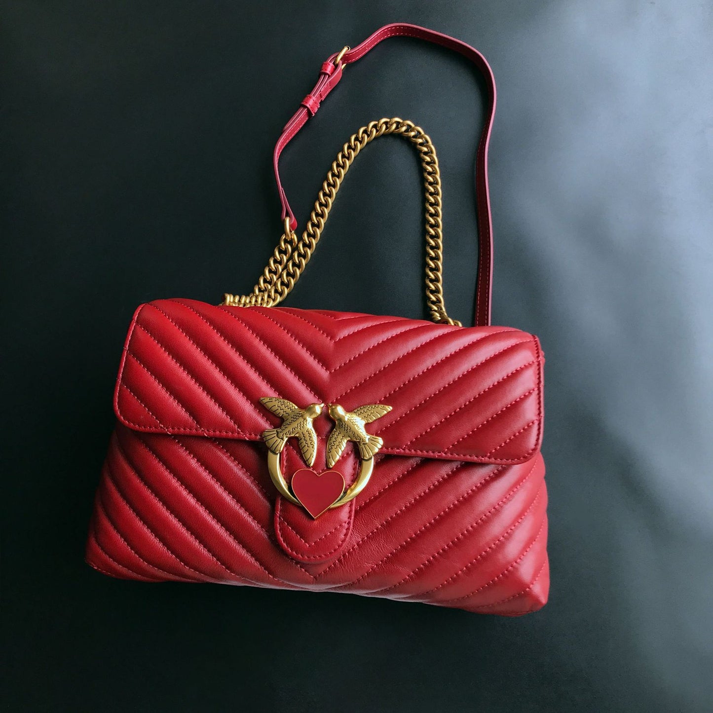 Women's High Quality Sheepskin Puff Pillow Chain Shoulder Bags