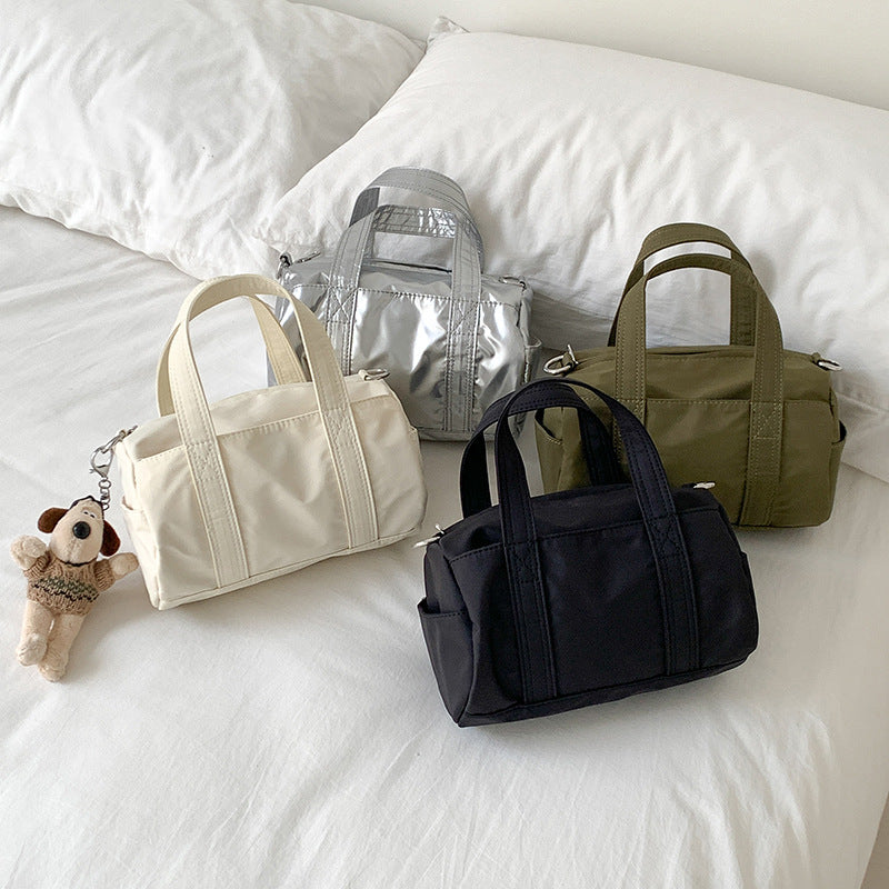 Women's Sier Summer Nylon Round Versatile High Shoulder Bags