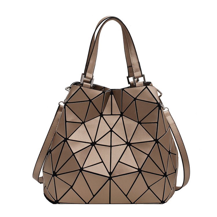 Women's Korean Fashion Solid Color Geometric Pattern Crossbody Bags