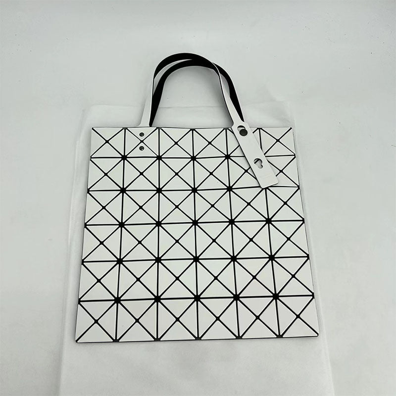 Women's Single Frosted Life Geometry Diamond Pattern Shoulder Bags