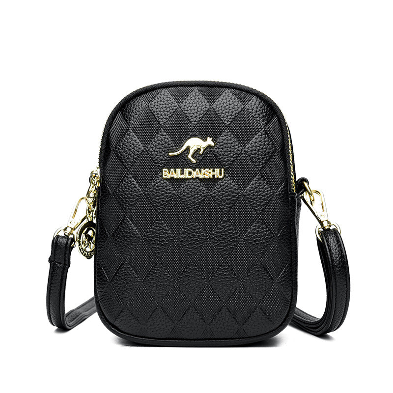 Women's Popular Plain Kangaroo Alligator Print Handbags