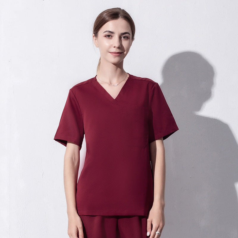 Work Clothes Elastic Operating Gown Sleeve Pet Beauty Uniform