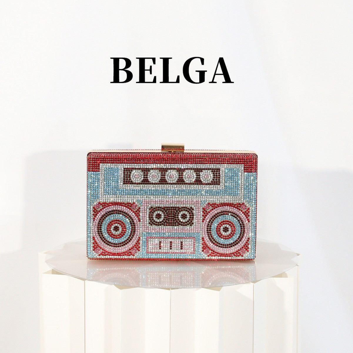 Tape Diamond Shiny Full Party Hand Holding Evening Bags