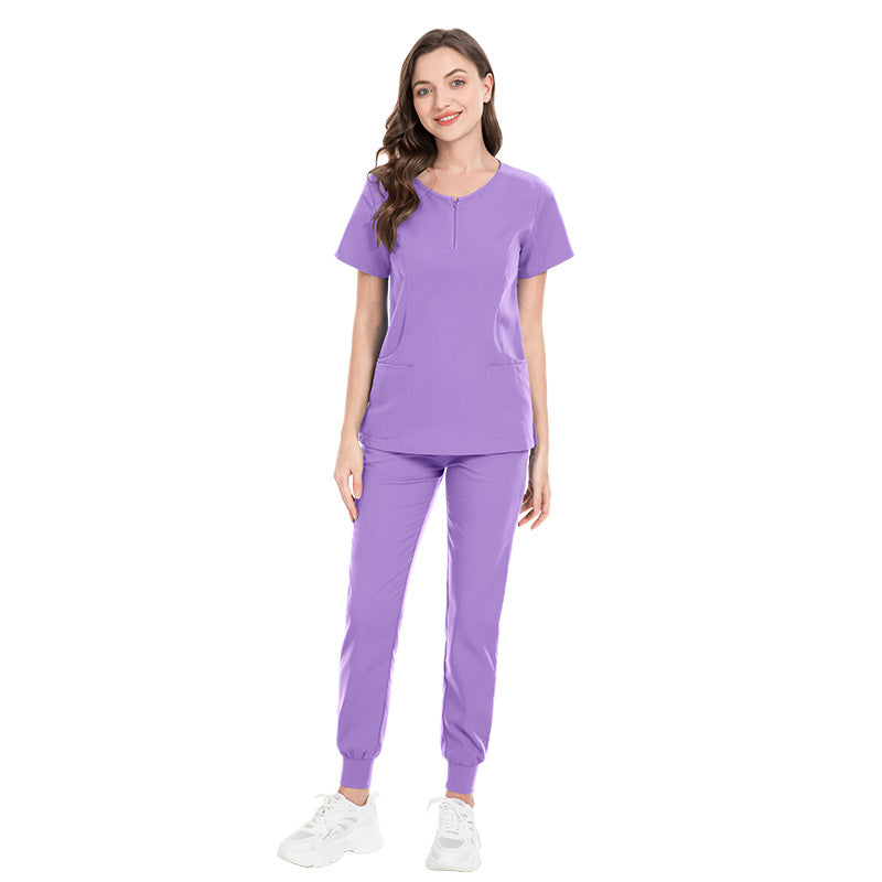 Oral Dentist Surgical Gown Female Split Undergarments Uniform