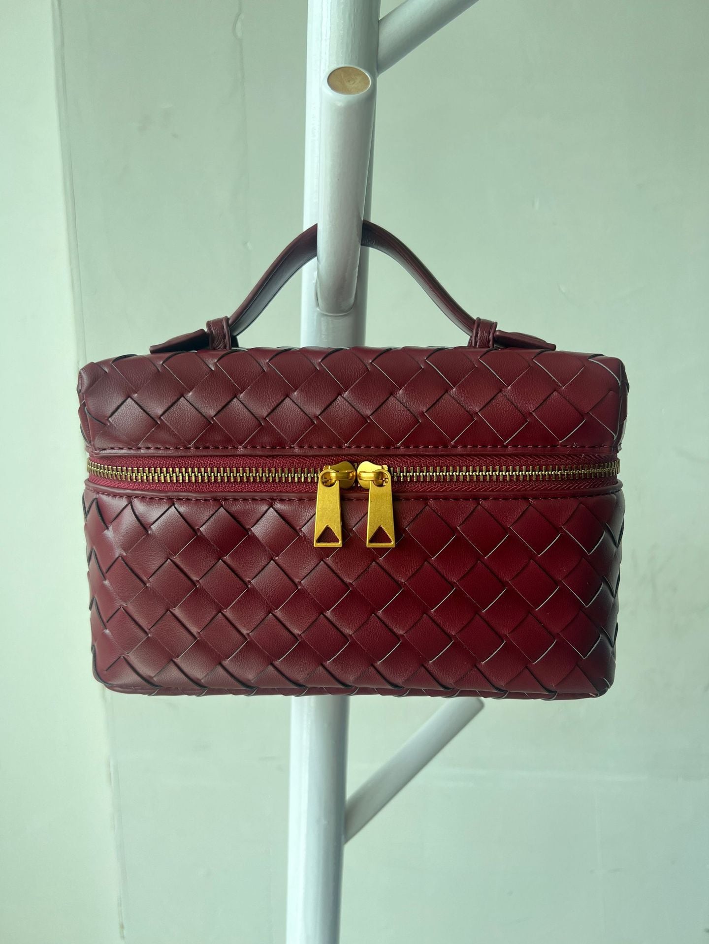 Women's Woven Lunch Box Versatile Handmade Small Square Bags