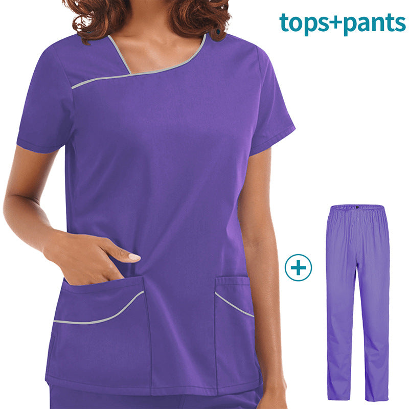 Washing Female Skin Management Work Clothes Nurse Shorts