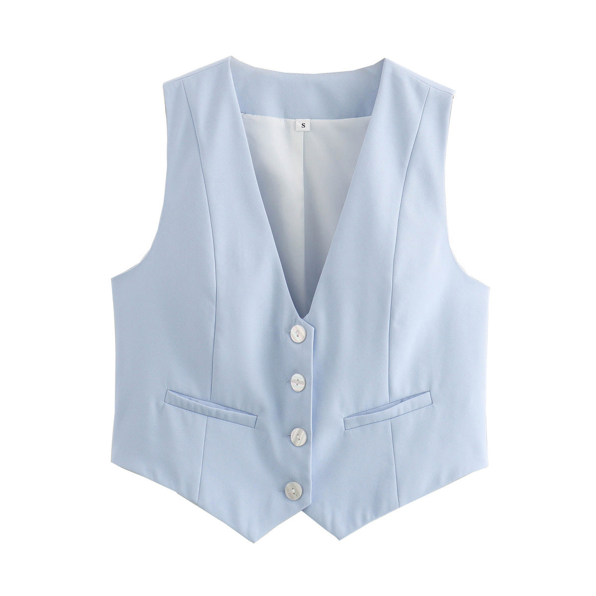 Women's Color Summer Casual Slim Sleeveless For Vests