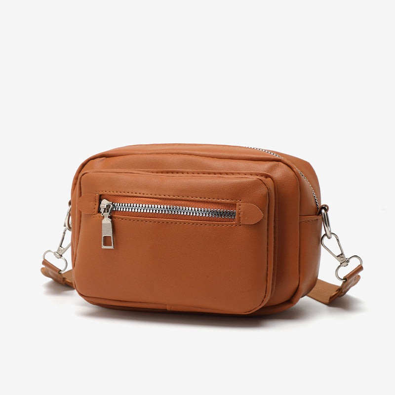 Women's Simple Fashion Large Capacity Solid Color Purses