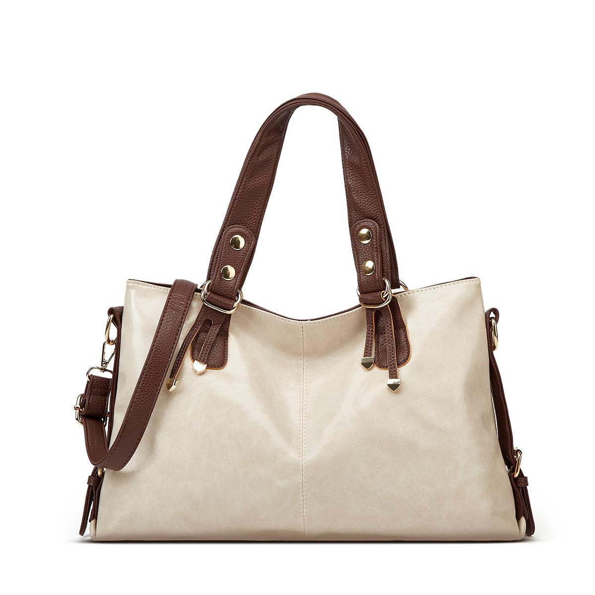 Women's Large Capacity Autumn Soft Leather Portable Handbags