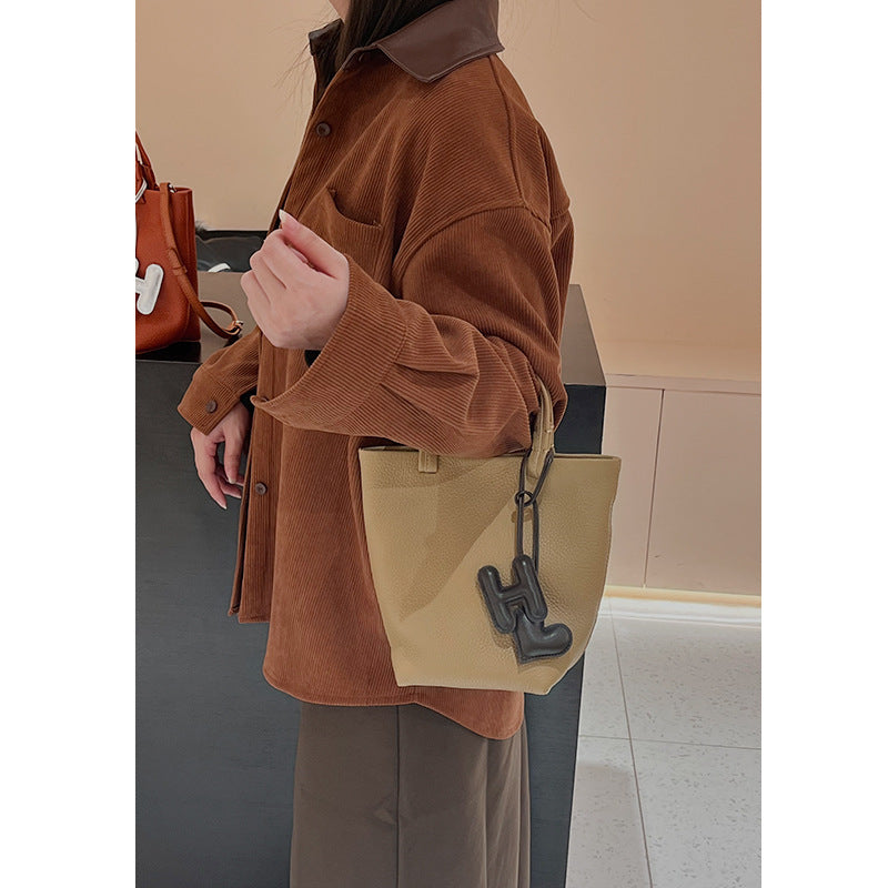 Women's Soft Leather Simple High Sense Shoulder Bags