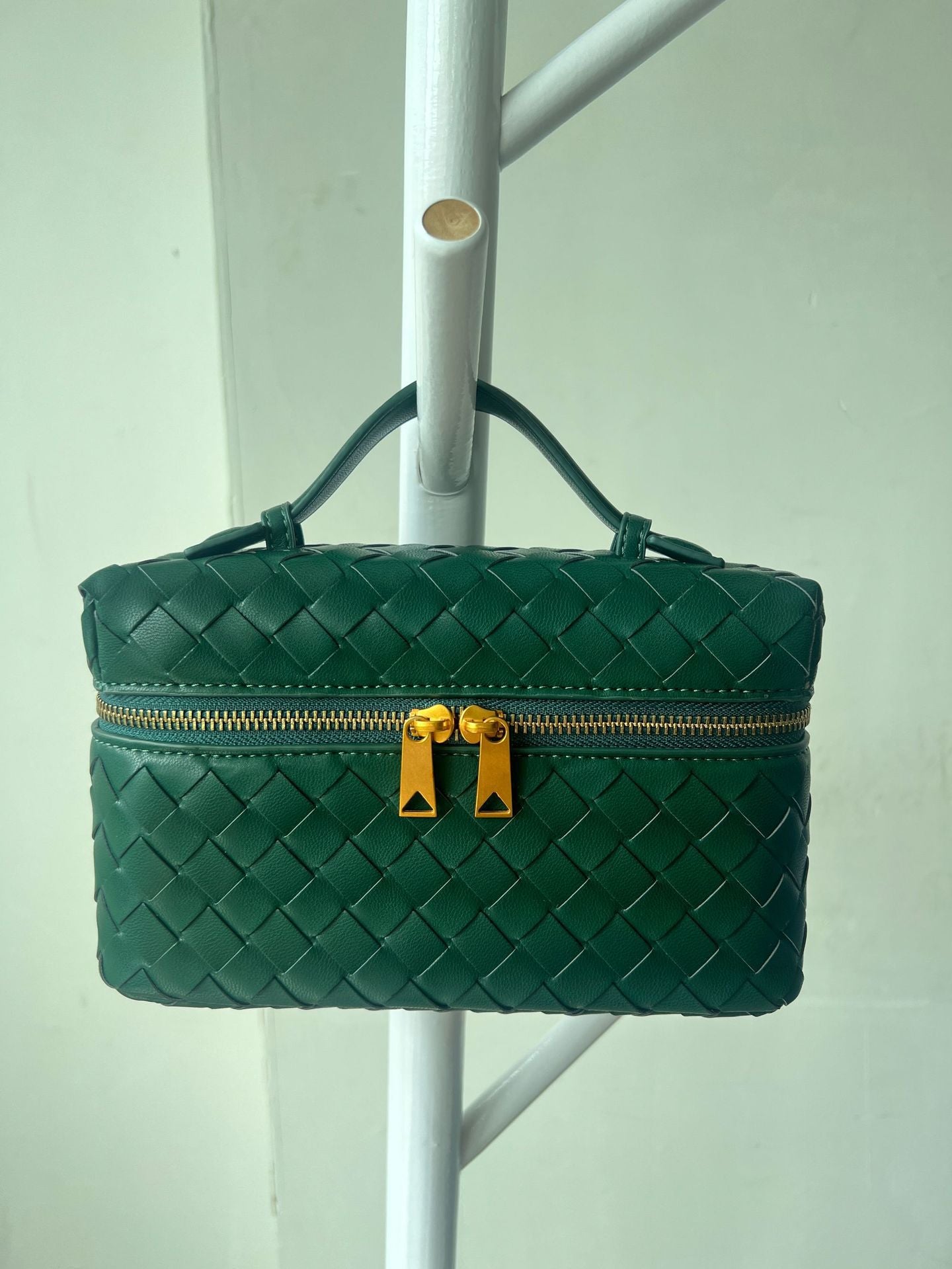 Women's Woven Lunch Box Versatile Handmade Small Square Bags