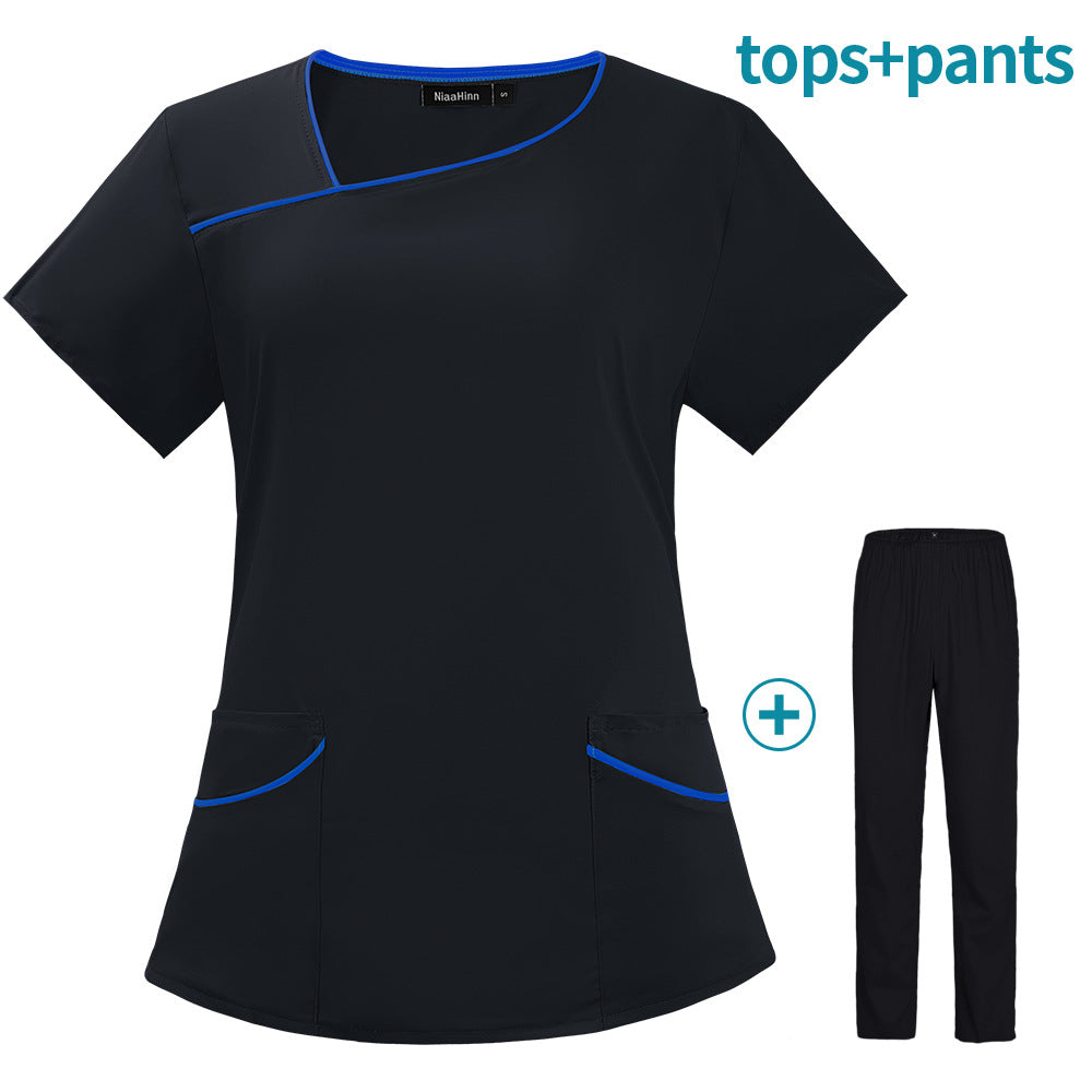 Summer Sleeve Female Laboratory Business Work Clothes Hospital Shorts