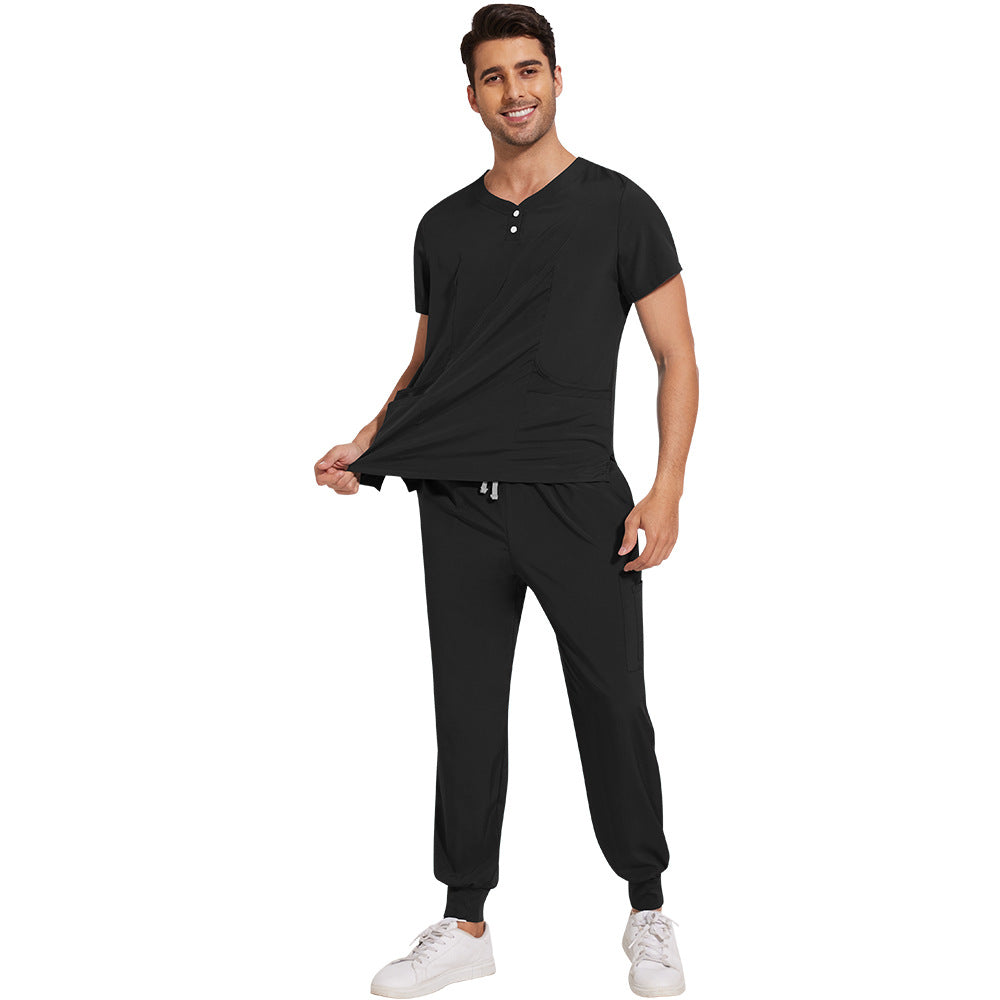 Women's & Men's & Frosted Jogger Hospital Medical Surgical Gown Pharmacy Beauty Uniform