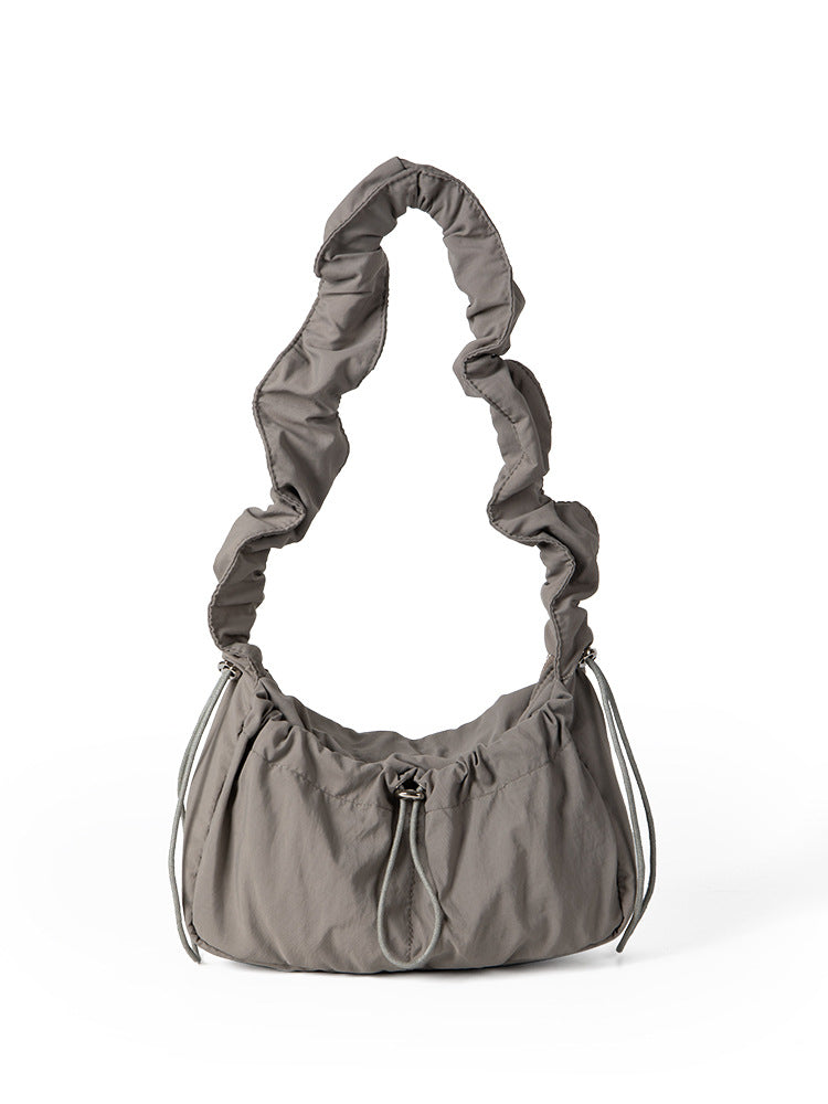 Women's Retro Temperament Fairy Pleated Underarm Spring Bags