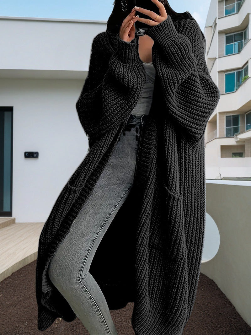 Women's Idle Style Long Loose Base Long-sleeved Sweaters