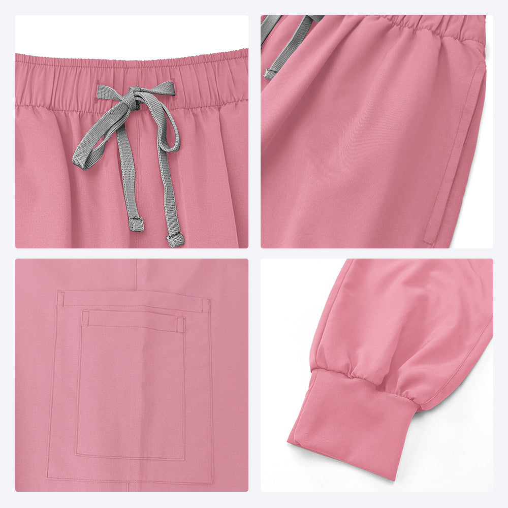 Women's & Men's Doctors Nurses Hand Washing Solid Color Uniform