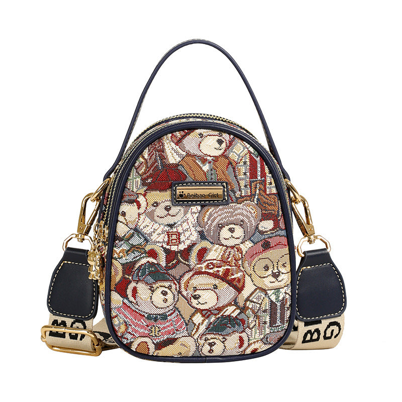 Women's Source Tide Fashionable Printed Portable Niche Crossbody Bags